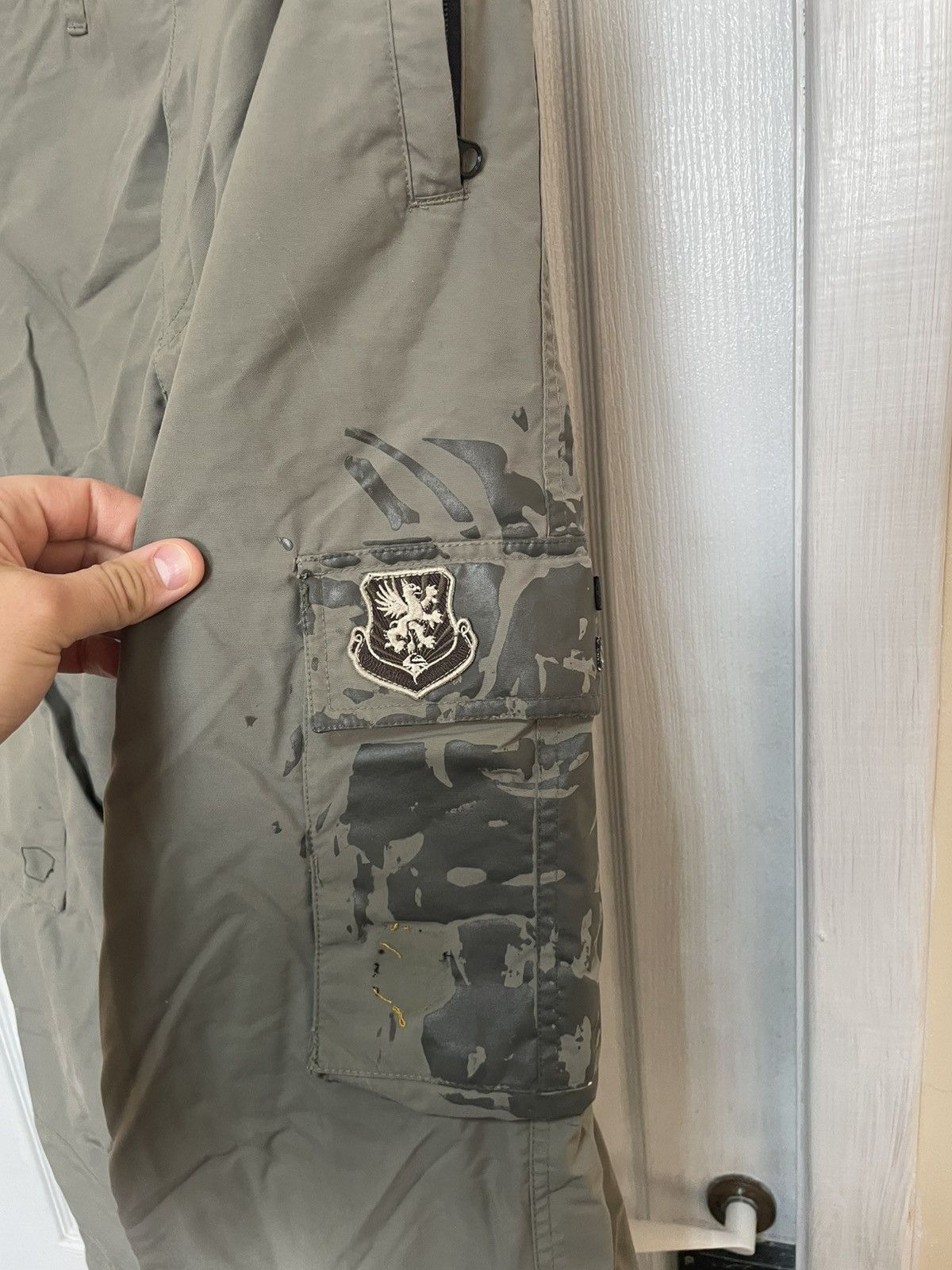 Goretex × Quiksilver Vintage Quiksilver Ski Pants military khaki army X wrpnt Size US 34 / EU 50 - 4 Thumbnail