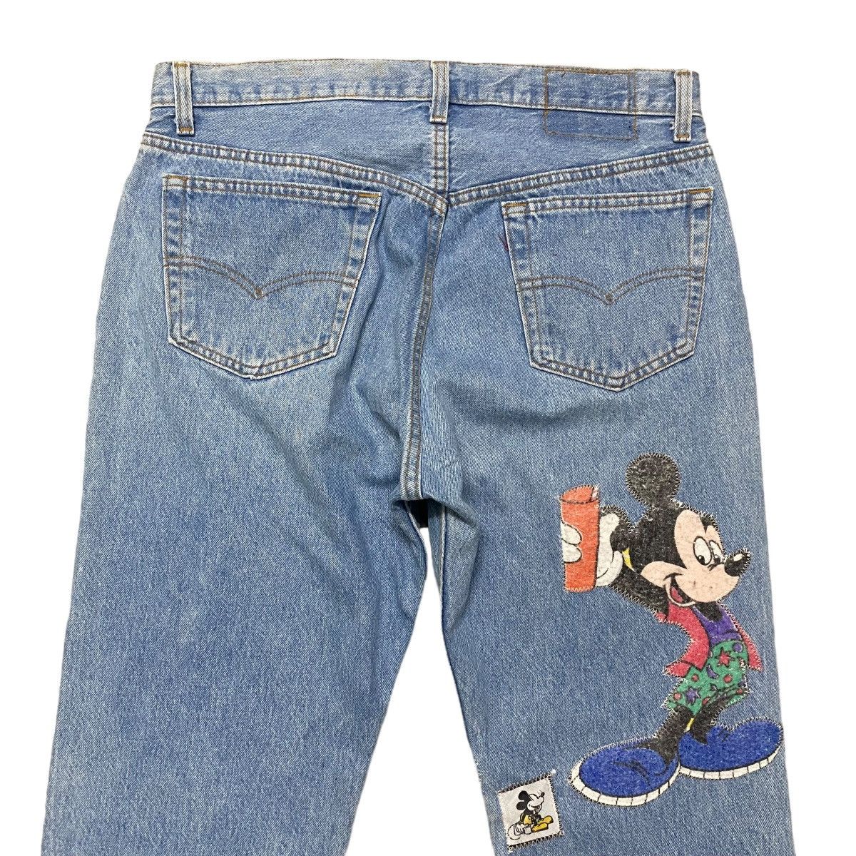 Levi's Vintage 90s Mickey X Levis 501 Lightwash Jeans Size US 33 - 11 Thumbnail