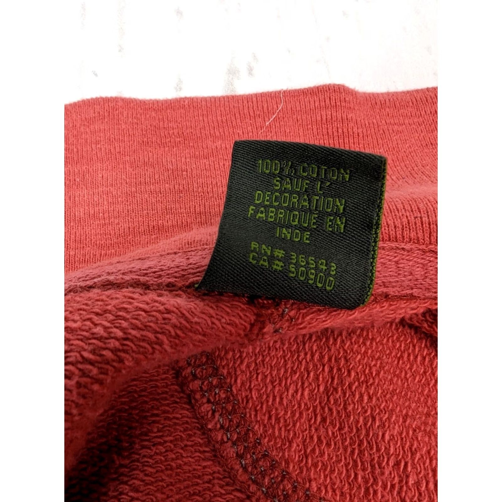 Timberland Timberland Full Zip Sweater Mens L Red Cotton Button Pocket Knit Pullover Jacket Size US L / EU 52-54 / 3 - 7 Thumbnail