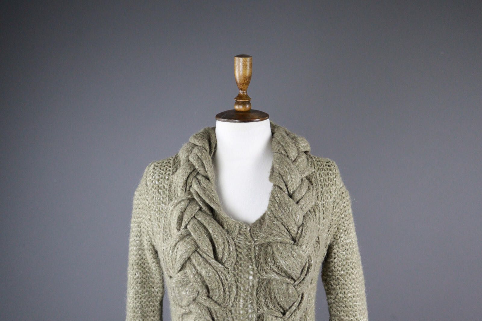 Designer Armani Jeans Designer Mohair Knit Casual Sweater Size 40 Size M / US 6-8 / IT 42-44 - 3 Thumbnail