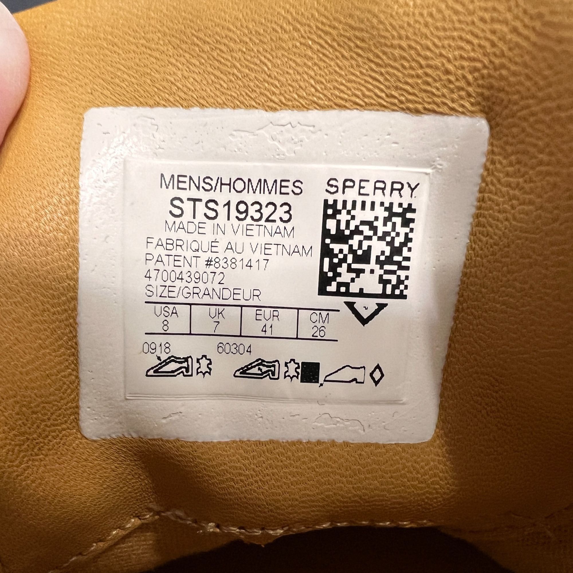 Sperry Sperry Mens Gold Cup Richfield LTT Sneakers LeatherSize 8 Co Size US 8 / EU 41 - 6 Thumbnail