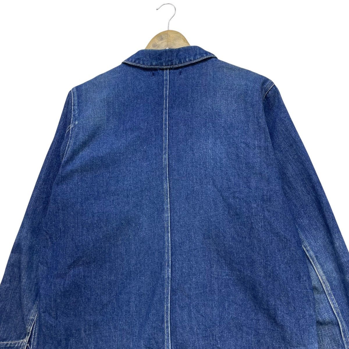 Blue Blue Japan × Indigo 💥Vintage Culture Medium Indigo Workwear Denim Jacket Size US M / EU 48-50 / 2 - 6 Thumbnail