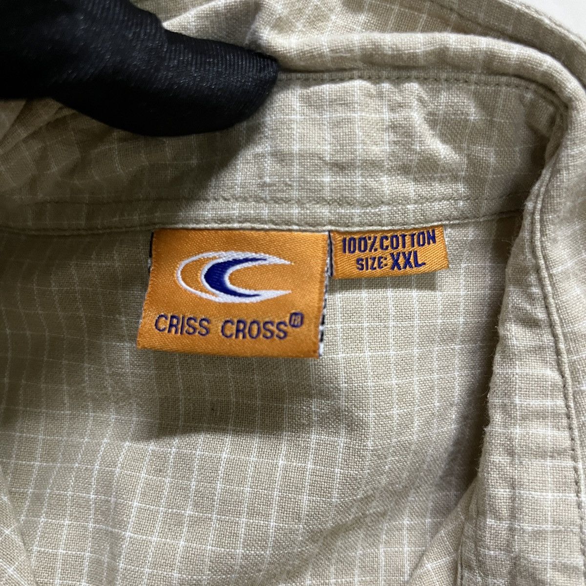 Japanese Brand × Vintage Vintage Criss Cross Cropped Button Up Shirt Size US S / EU 44-46 / 1 - 5 Thumbnail