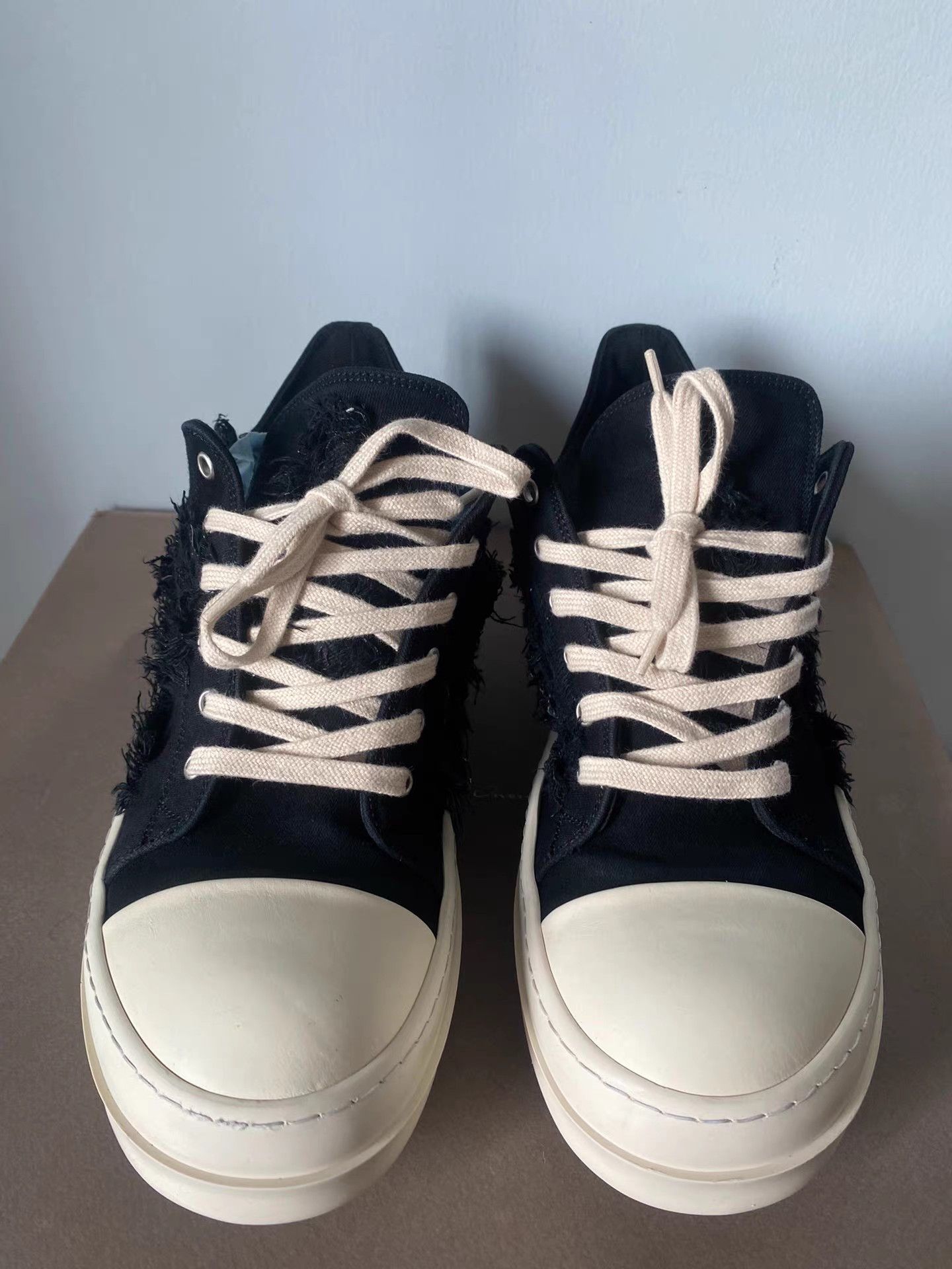 Rick Owens Rick Owens DRKSHDW distressed low top sneakers Size US 8 / EU 41 - 3 Thumbnail