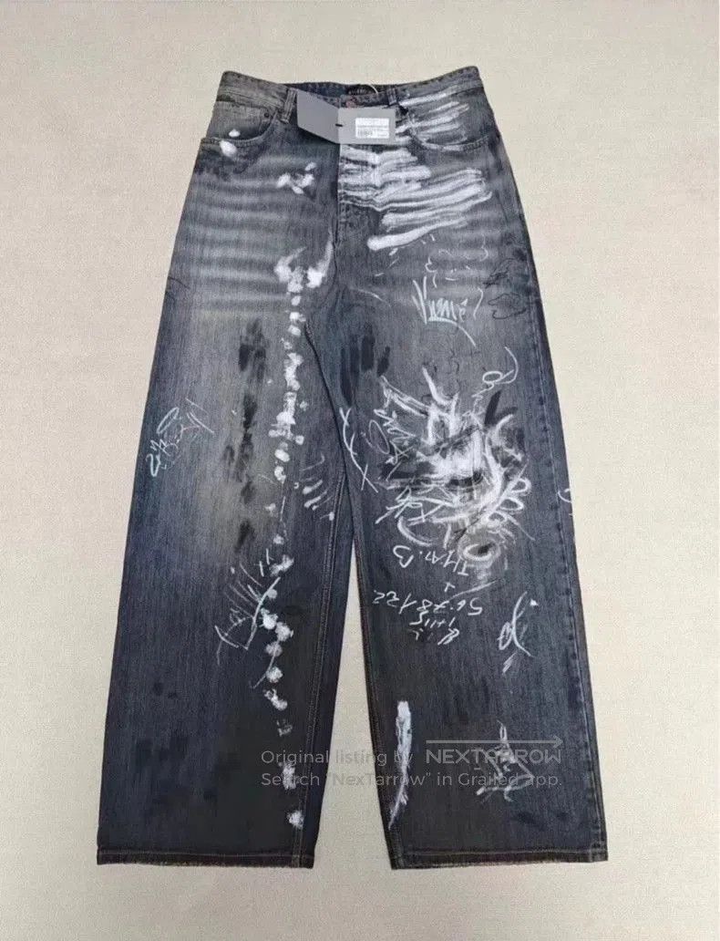 Balenciaga Balenciaga Summer 23' Graffiti Jeans | Grailed