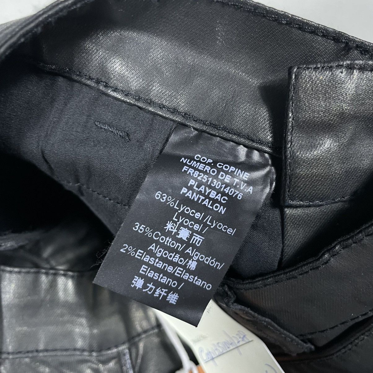 Cop Copine COP COPINE WAXED SKINNY PANTS Size 28" / US 6 / IT 42 - 6 Thumbnail