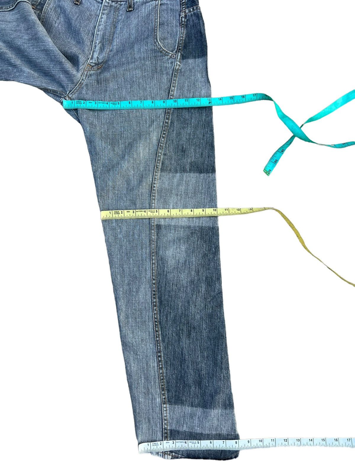 Vintage Japan Brand Community Border Striped Denim Jeans Size US 32 / EU 48 - 4 Thumbnail