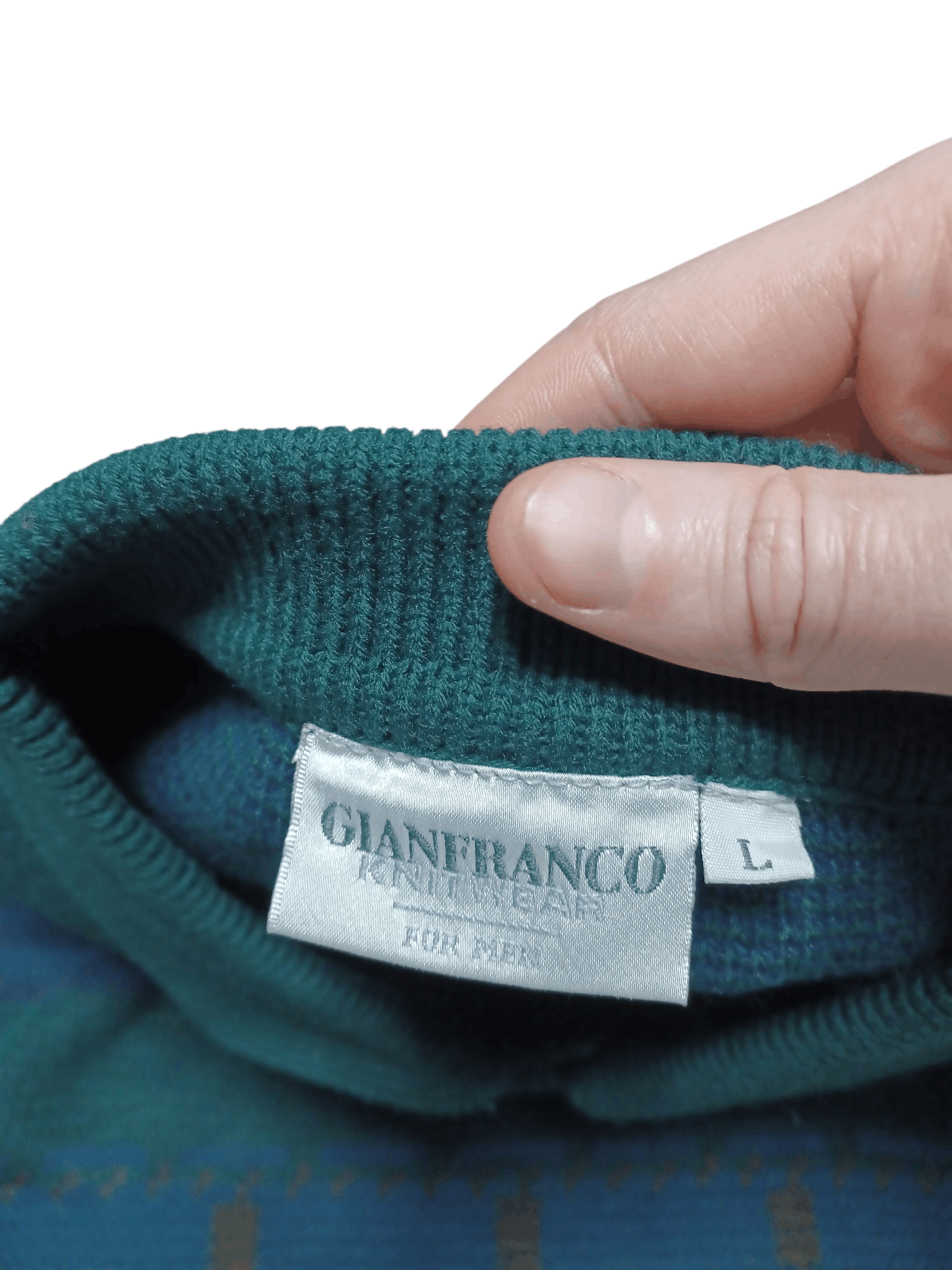 Other VINTAGE 90S MADE IN KOREA OLDMONEY 1/3 SWEATER Size US L / EU 52-54 / 3 - 4 Thumbnail