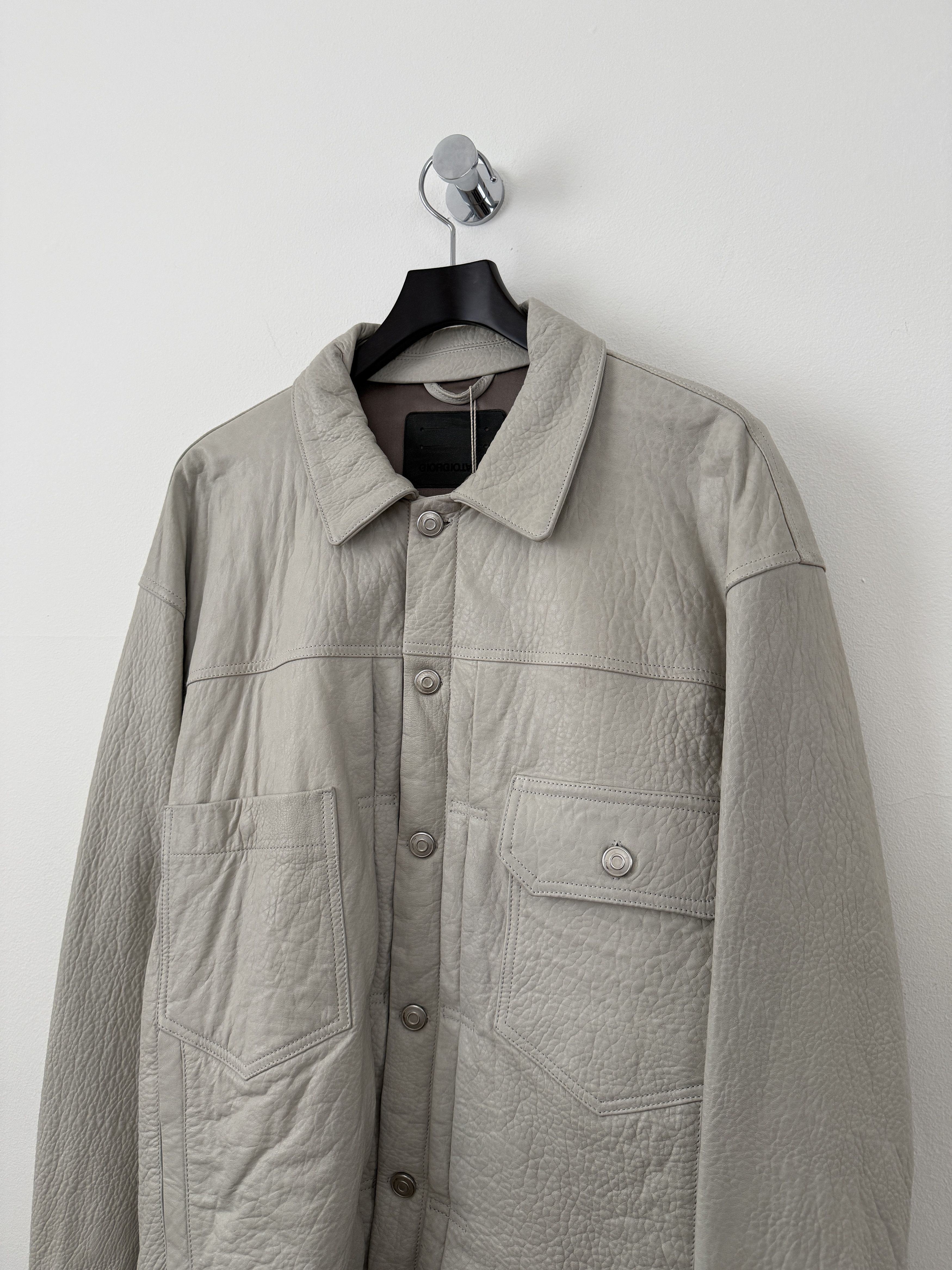 Giorgio Brato Leather Trucker Jacket Size US M / EU 48-50 / 2 - 5 Thumbnail