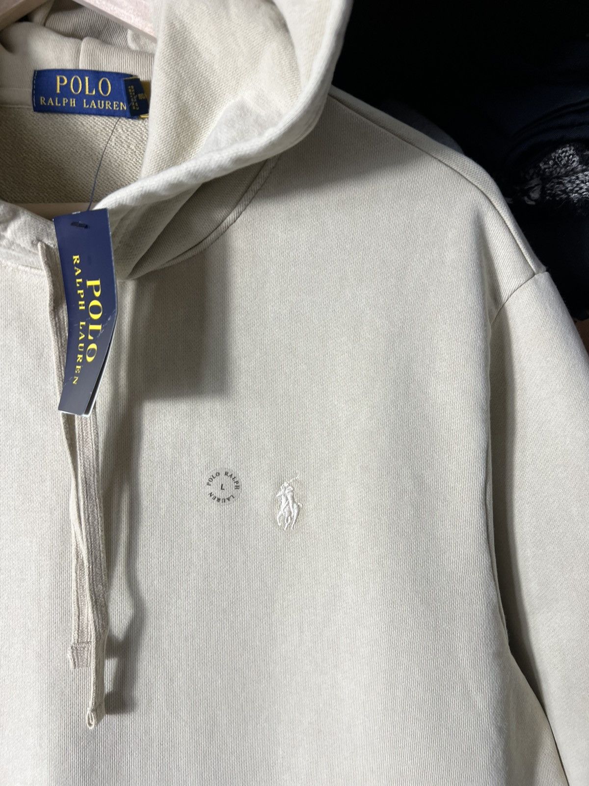 Polo Ralph Lauren 🤍 NWT Polo Ralph Lauren Loopback Fleece Hoodie Tan Size L Size US L / EU 52-54 / 3 - 8 Thumbnail