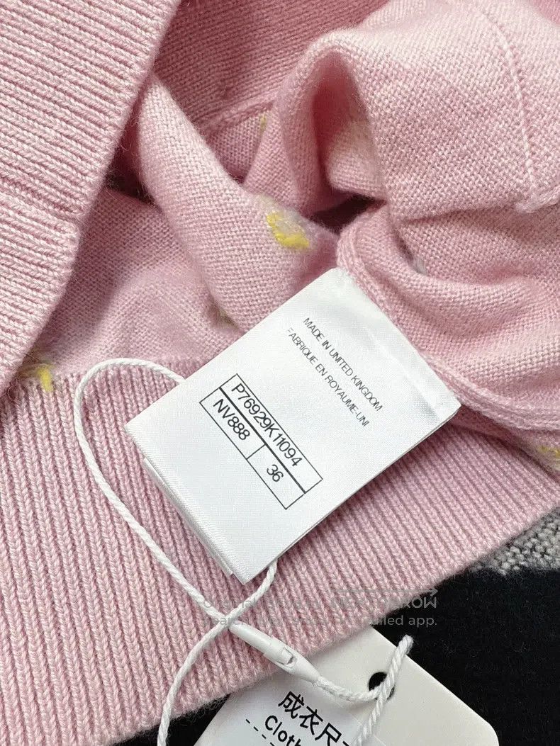 Chanel Chanel 24p pink clover pattern long-sleeved knitted cardig Size XS / US 0-2 / IT 36-38 - 7 Thumbnail