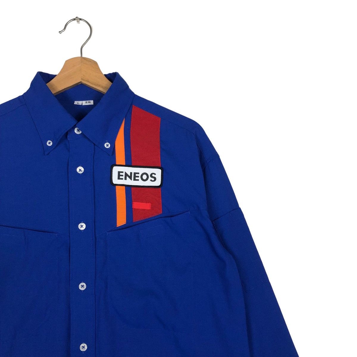 Japanese Brand 🔥90’s Work Jacket Racing Equipment Eneos Big Logo Size US L / EU 52-54 / 3 - 6 Thumbnail