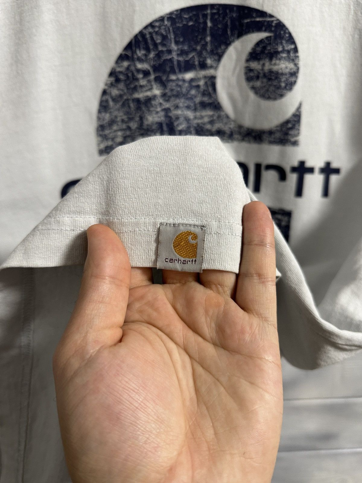 Carhartt Rare T-Shirt Carhartt Big Logo Relaxed Fit. Size US M / EU 48-50 / 2 - 3 Thumbnail