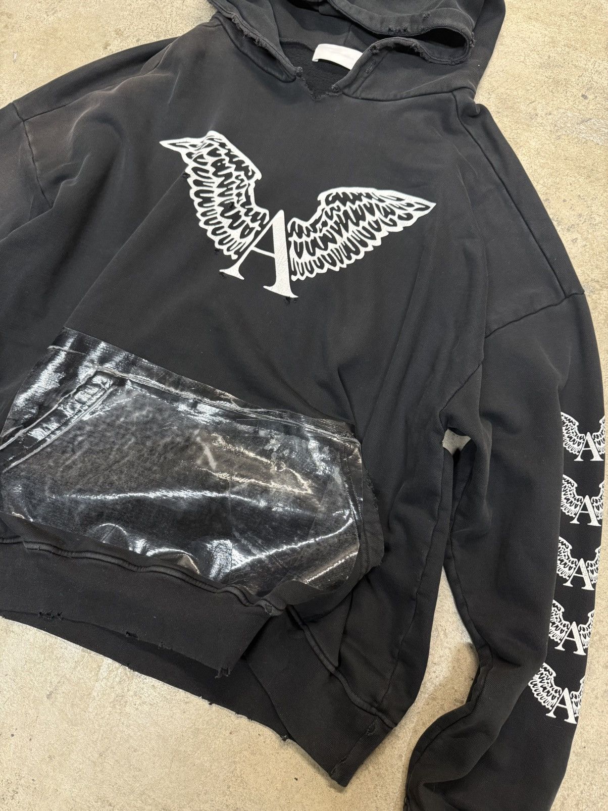 ALEXANDER DIGENOVA Alexander Digenova Black Logo Melt Lock Hoodie Size US L / EU 52-54 / 3 - 3 Thumbnail