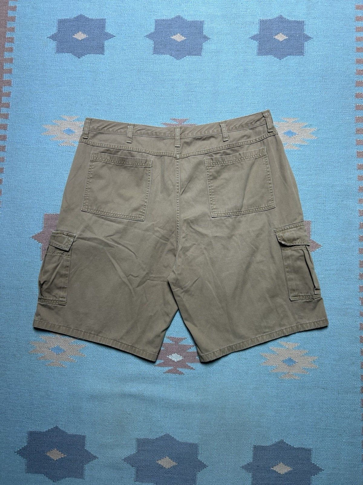 Vintage Wrangler cargo shorts cotton pockets hiking outdoor 40 Size US 40 / EU 56 - 6 Thumbnail