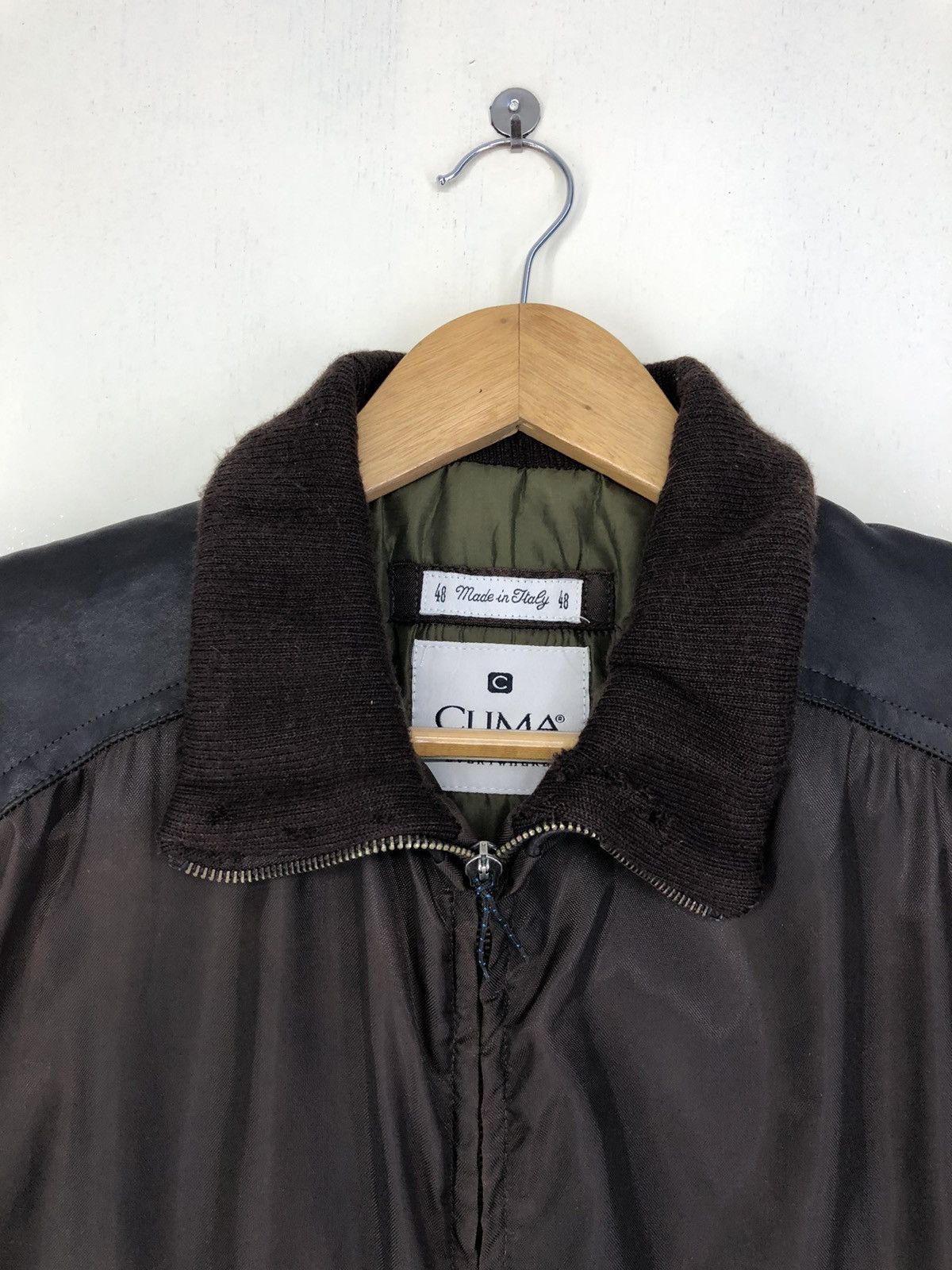 Vintage Vintage Clima Leather Shoulder Vest Jacket Size US L / EU 52-54 / 3 - 4 Thumbnail