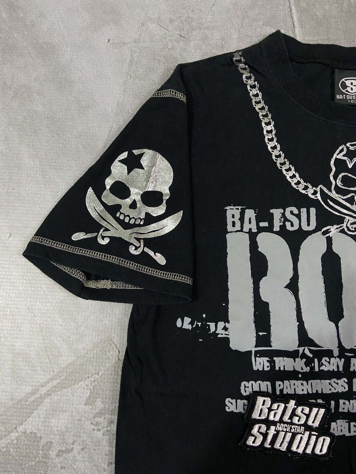 Japanese Brand Japanese Y2K punk rock graphic t shirt from Batsu Studio Size US M / EU 48-50 / 2 - 7 Thumbnail