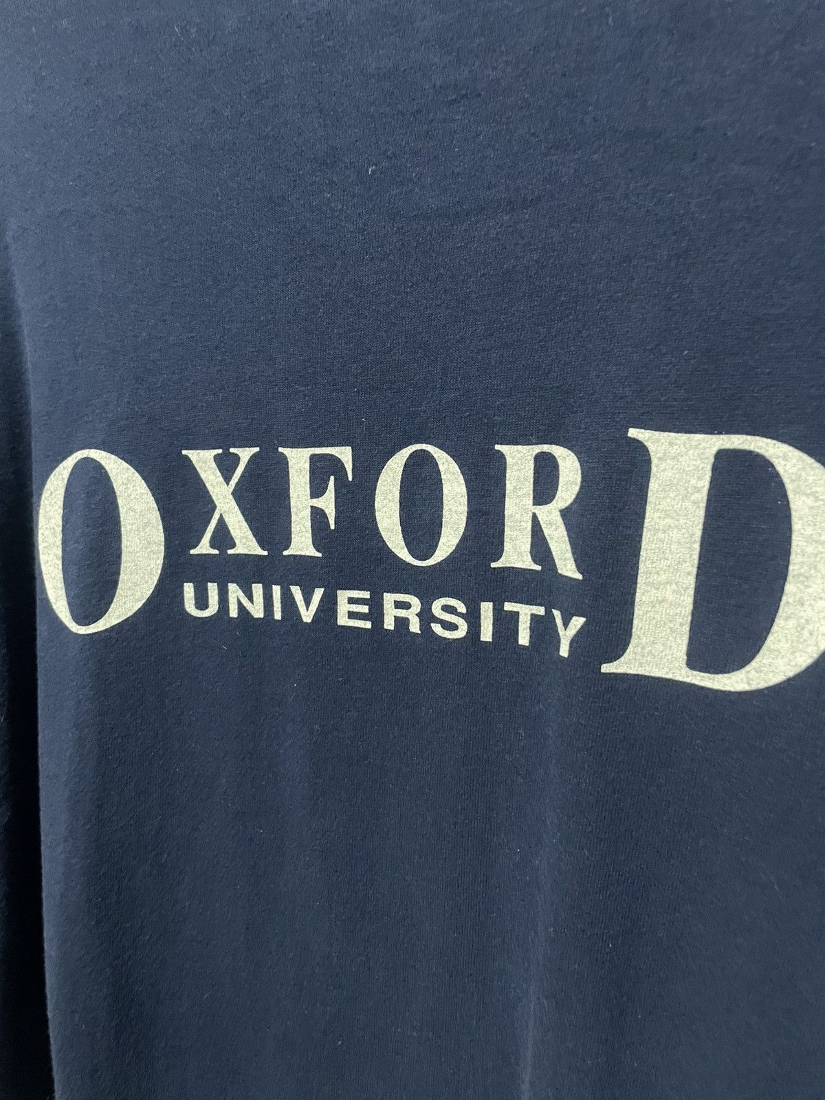 Vintage Vintage 90s Why Study Oxford University T Shjrt Rare Tee Size US XL / EU 56 / 4 - 12 Thumbnail