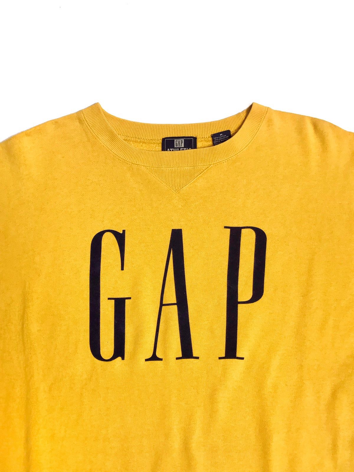 Gap × Vintage 90s GAP Athletic Big Spell Out Vintage Sweatshirts Size US XL / EU 56 / 4 - 2 Thumbnail