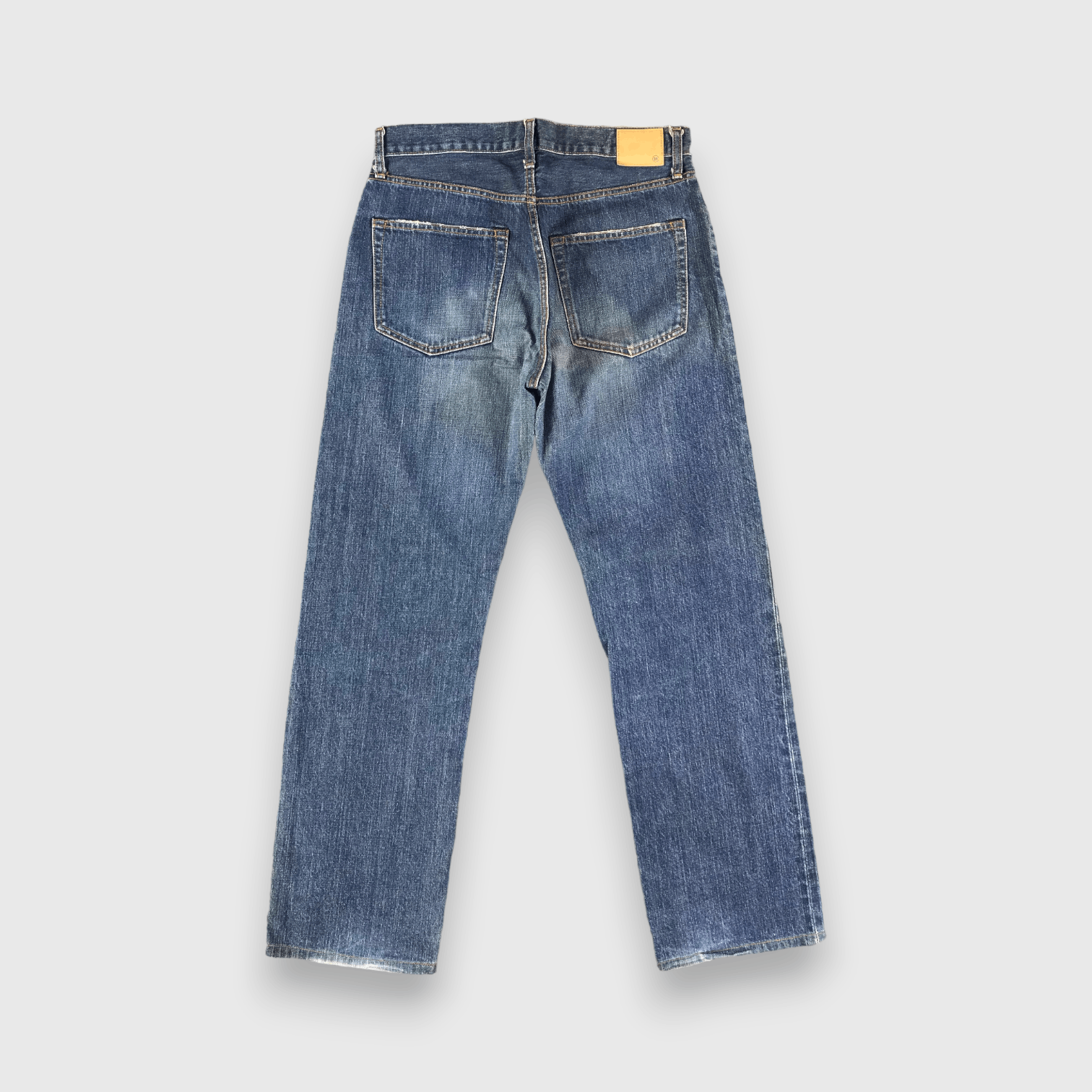 Japanese Brand Uniqlo Selvedge Jeans Blue Wash Jeans -J2858 Size US 32 / EU 48 - 2 Thumbnail