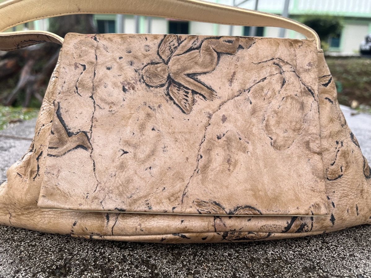 Japanese Brand × Vintage Vintage Leather Bag Angels Love Size ONE SIZE - 4 Thumbnail