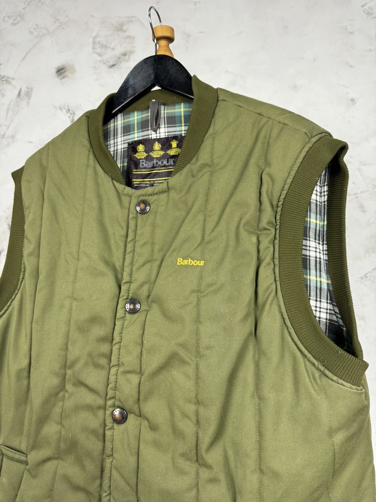 Barbour Vintage Barbour Vest Size M - L Size US M / EU 48-50 / 2 - 2 Thumbnail