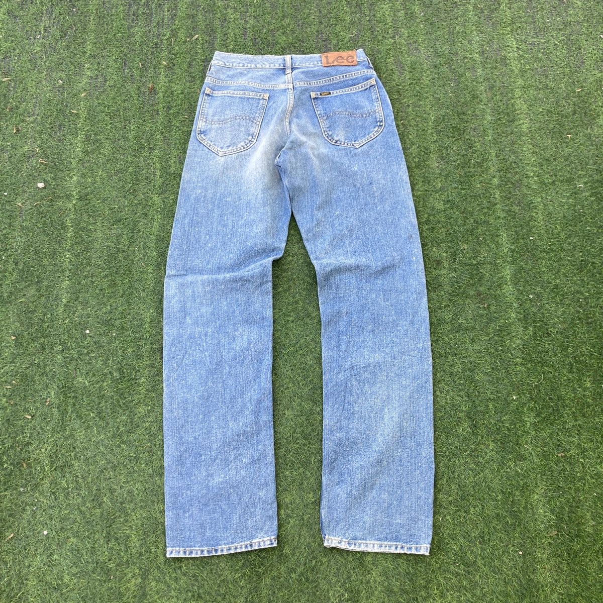 Lee VINTAGE LEE RIDER LEFT HAND DENIM SELVEDGE DISTRESSED JEANS Size US 29 - 3 Thumbnail