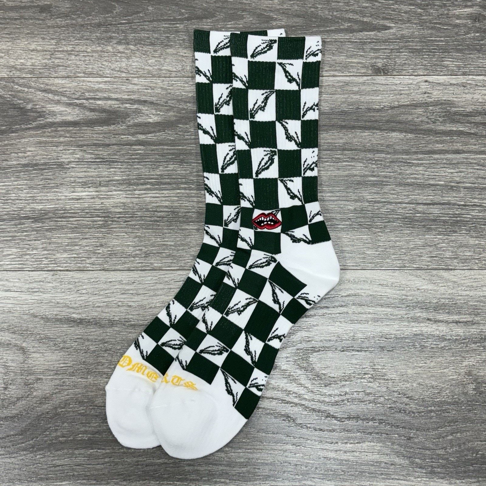 Chrome Hearts Chrome Hearts Matty Boy 99 Eye Socks ' Green ' | NEW! Size ONE SIZE - 1 Thumbnail