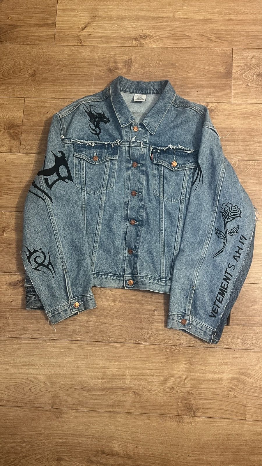 Vetements Vetements Reconstructed Denim Jacket Size US M / EU 48-50 / 2 - 2 Thumbnail