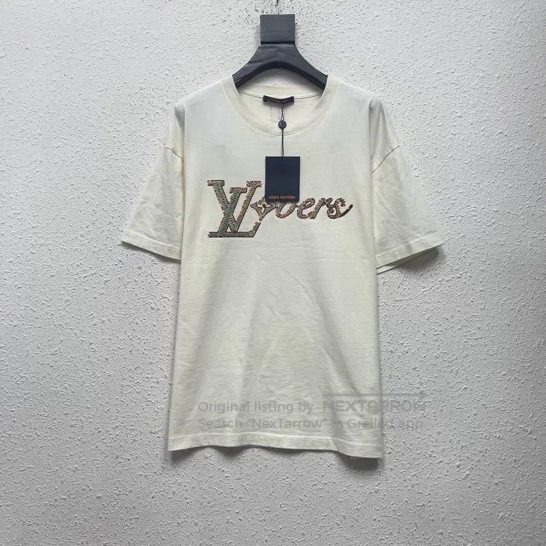 Louis Vuitton Louis Vuitton Fei Dong co-branded glitter logo short-sleev Size US L / EU 52-54 / 3 - 1 Thumbnail