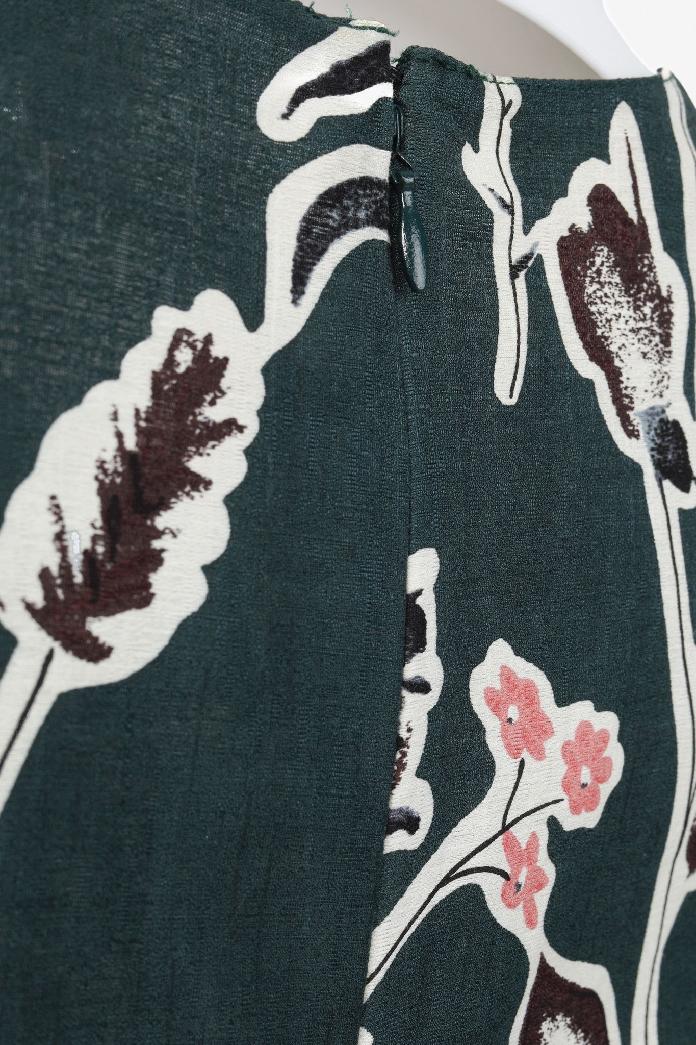 Marni Marni 2015 Green Cotton Silk Floral Print Blouse Size S / US 4 / IT 40 - 8 Thumbnail