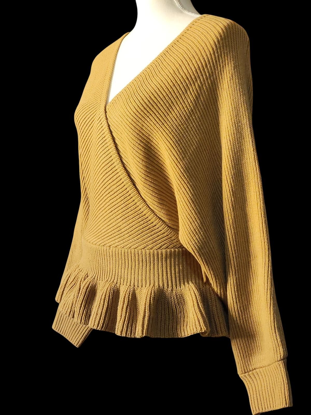 Other Peach Love Cozy Chic Wrap Sweater Size S / US 4 / IT 40 - 6 Thumbnail