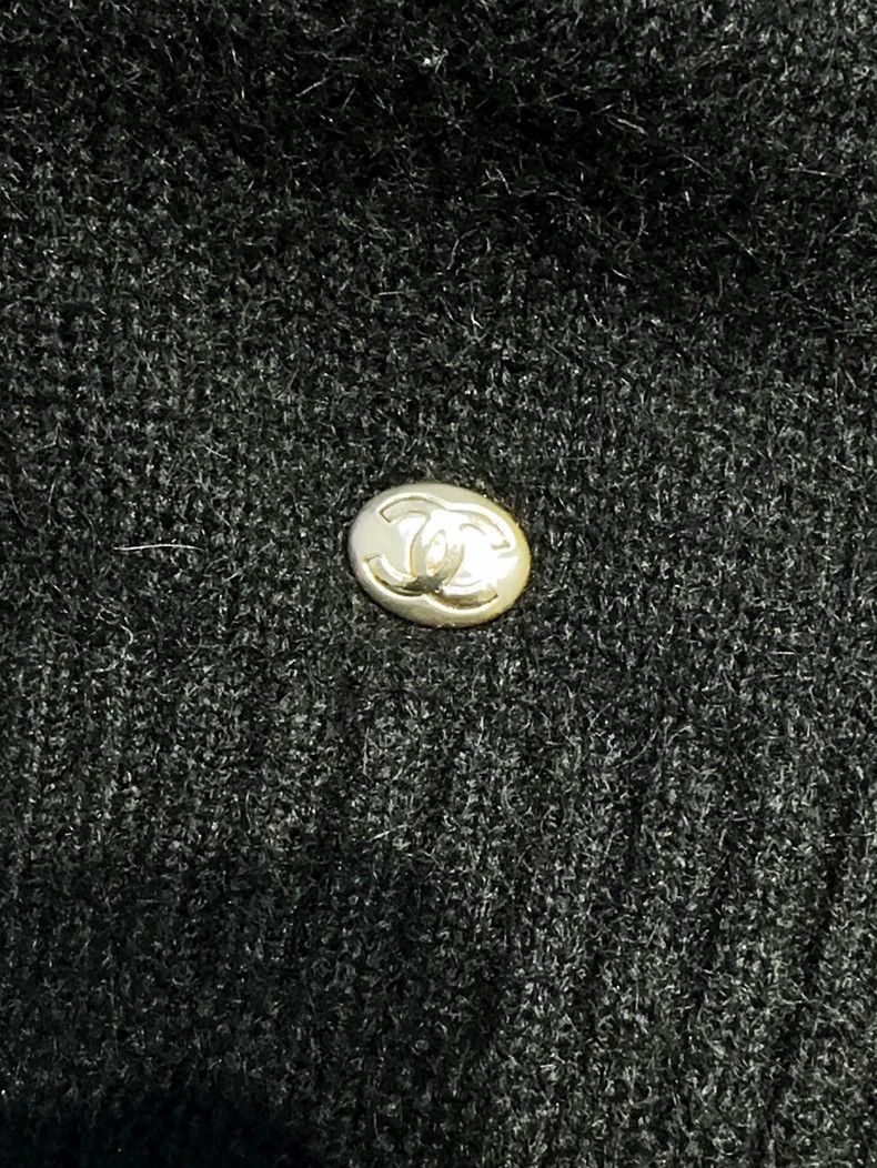 Chanel Chanel Ski series black and white lapel long-sleeved knitt Size M / US 6-8 / IT 42-44 - 6 Thumbnail