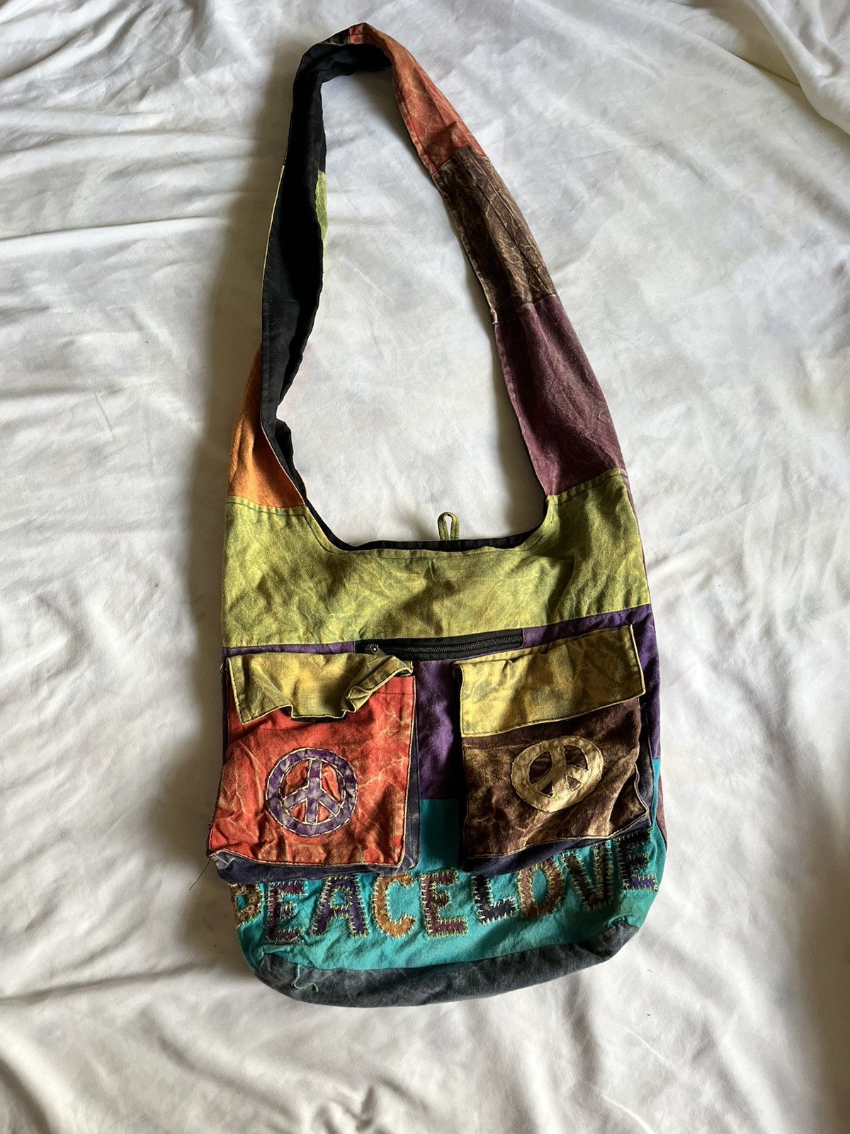 Handmade Beautiful original handmade hobo shoulder bag from Nepal Size ONE SIZE - 2 Thumbnail
