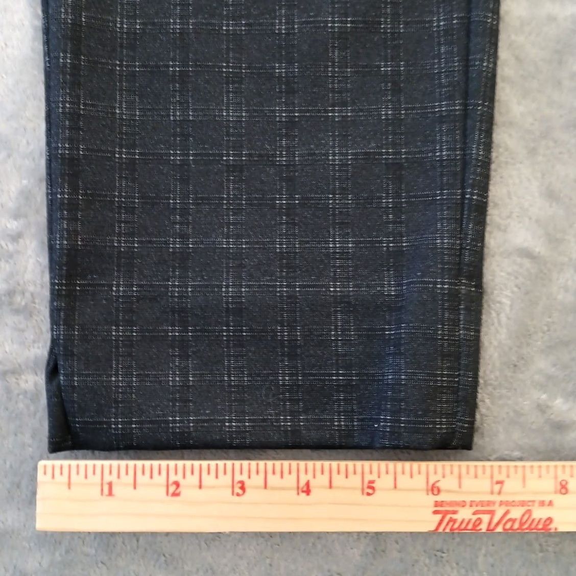 Vintage Zac & Rachel Ankle Pants Womens XL Black Gray Plaid Pull On 38x28 Mid Rise Straight Stretch Regular Inseam 28 Occasion Casual Size 40" / US 18 - 5 Thumbnail