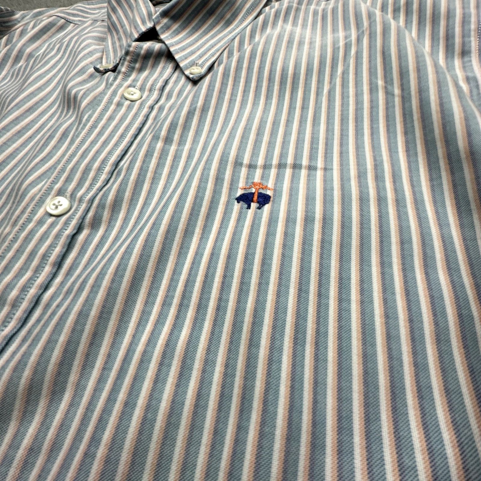 Brooks Brothers Brooks Brothers 1818 Regent Button Down Shirt Men XL Striped Size US XL / EU 56 / 4 - 10 Thumbnail