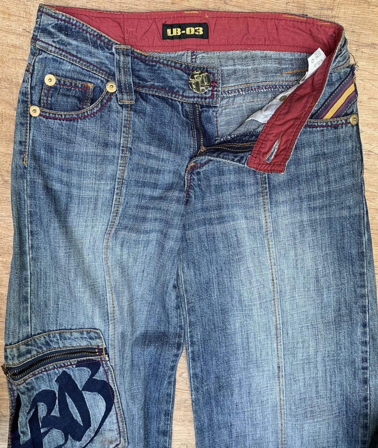 Japanese Brand Rare!! Vintage LB-03 Denim Jeans Pants Size US 28 / EU 44 - 23 Thumbnail