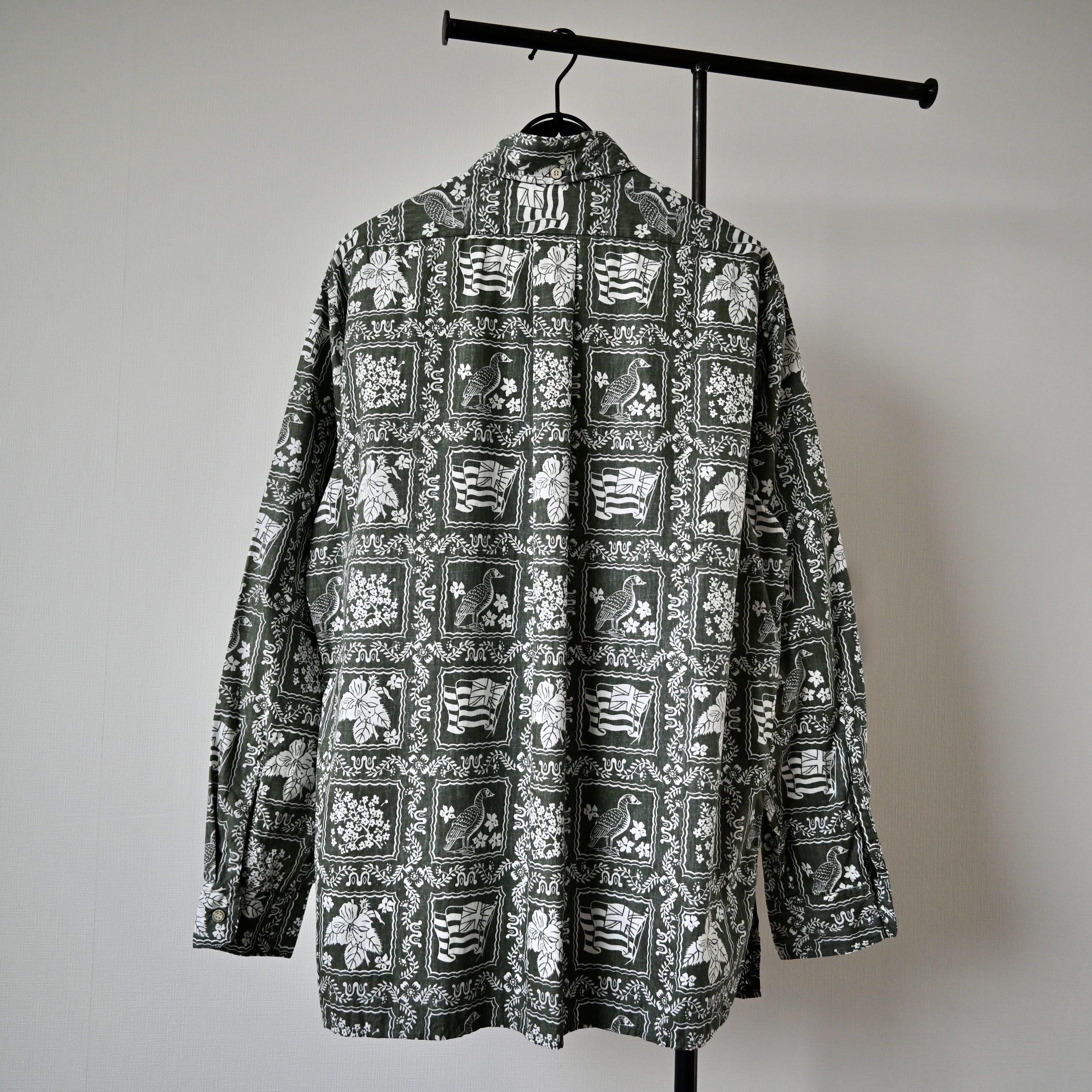 Reyn Spooner Reyn Spooner all cotton Lahaina Sailor shirt, olive Size US L / EU 52-54 / 3 - 2 Thumbnail