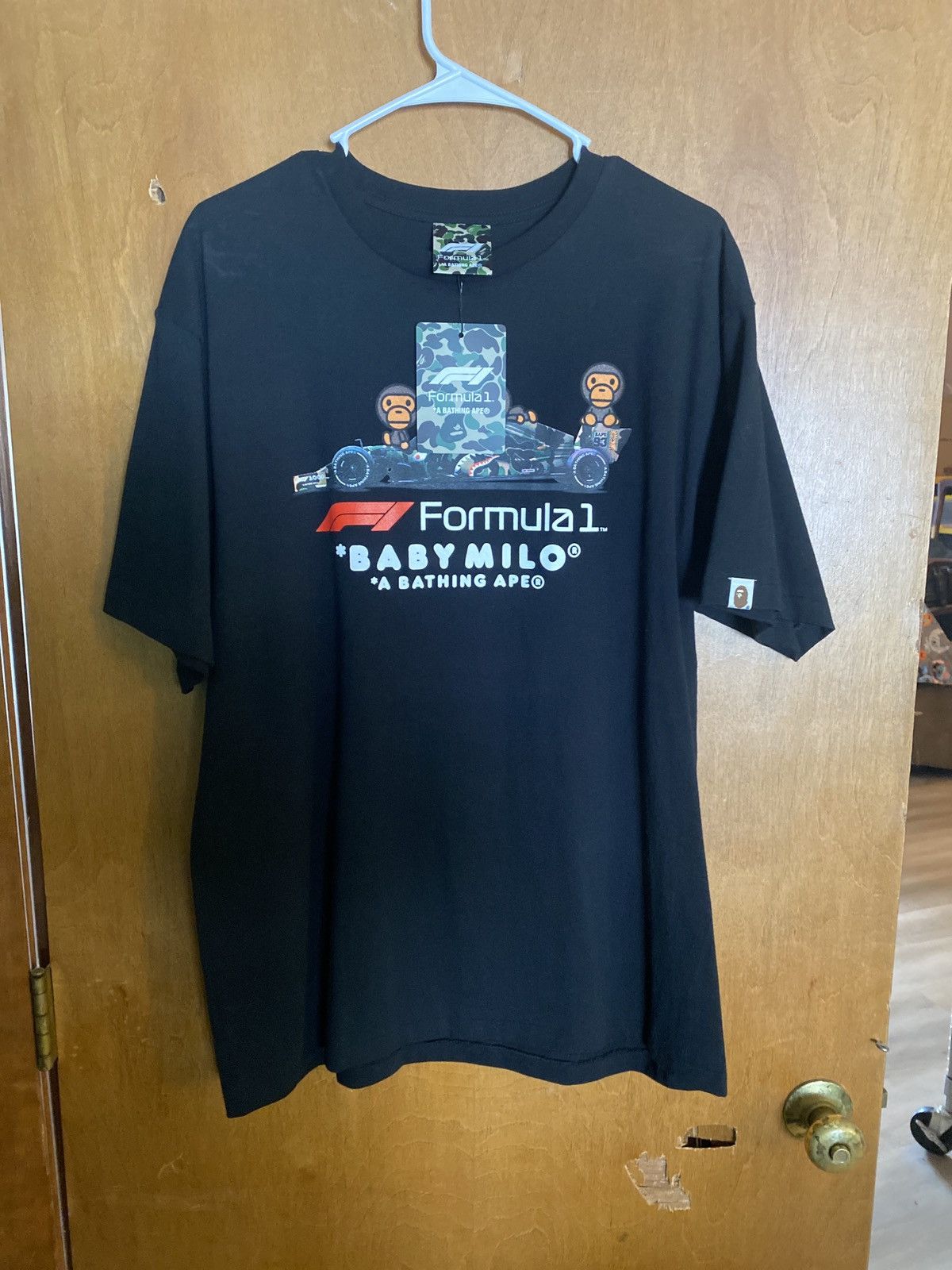 Bape BAPE x FORMULA 1 FW19 Tee! NEW W TAGS! Size US XL / EU 56 / 4 - 10 Thumbnail