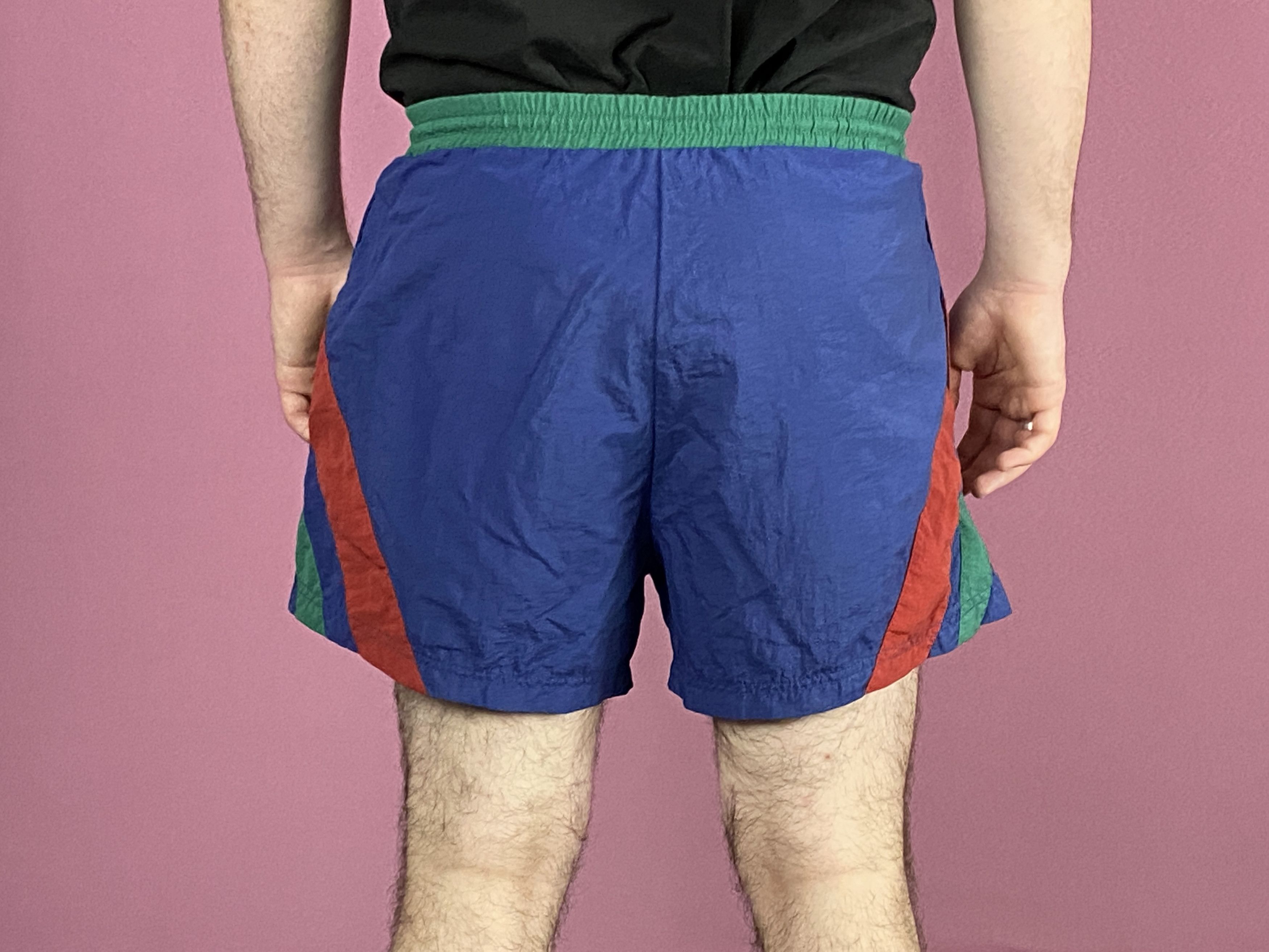 Vintage 90s Vintage Men's Swim Shorts - M 33 - 35 Size US 34 / EU 50 - 3 Thumbnail