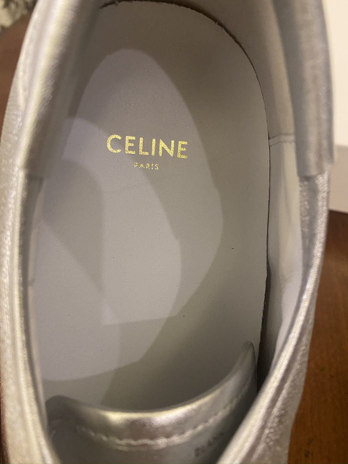 Celine × Hedi Slimane Silver low-top sneaker Size US 8 / EU 41 - 5 Thumbnail