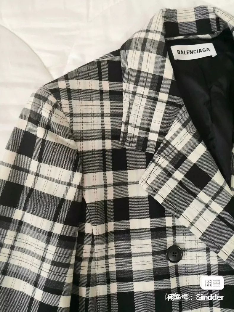 Balenciaga Balenciaga size 36 Double-breasted wool overcoat Size L / US 10 / IT 46 - 4 Thumbnail
