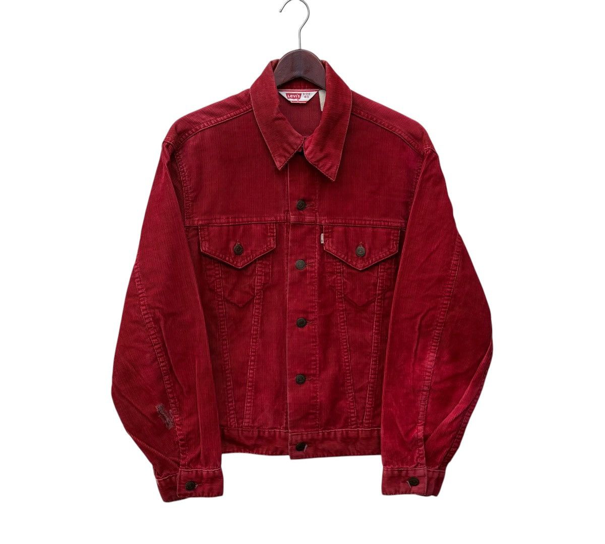 Levi's Vintage Levis Corduroy Trucker Jacket Size US S / EU 44-46 / 1 - 1 Thumbnail