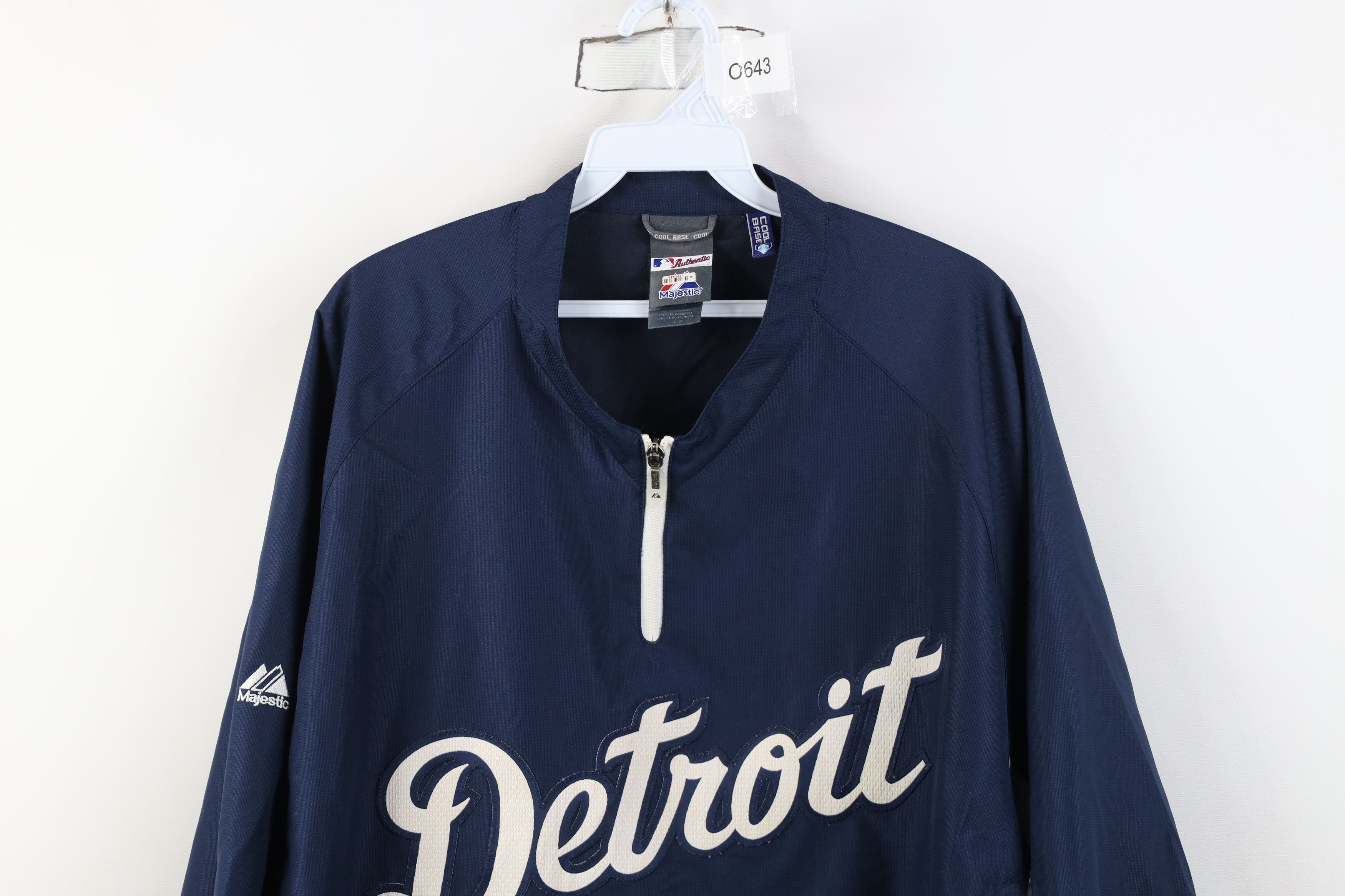Majestic Majestic Cool Base Tigers Baseball Windbreaker Jacket Size US L / EU 52-54 / 3 - 2 Thumbnail