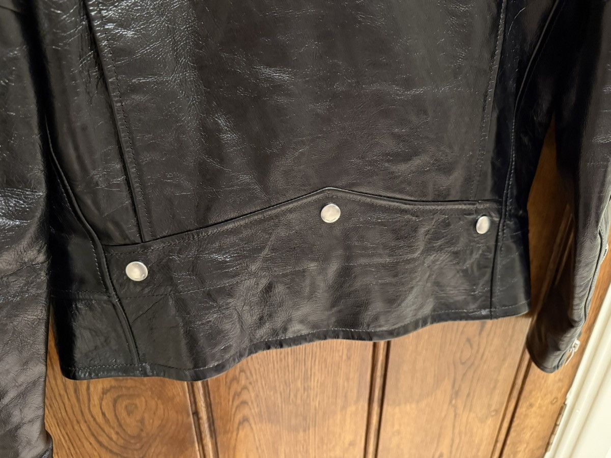 Saint Laurent Paris Saint Laurent oiled calf black leather biker jacket 46 L01 Size US S / EU 44-46 / 1 - 13 Thumbnail
