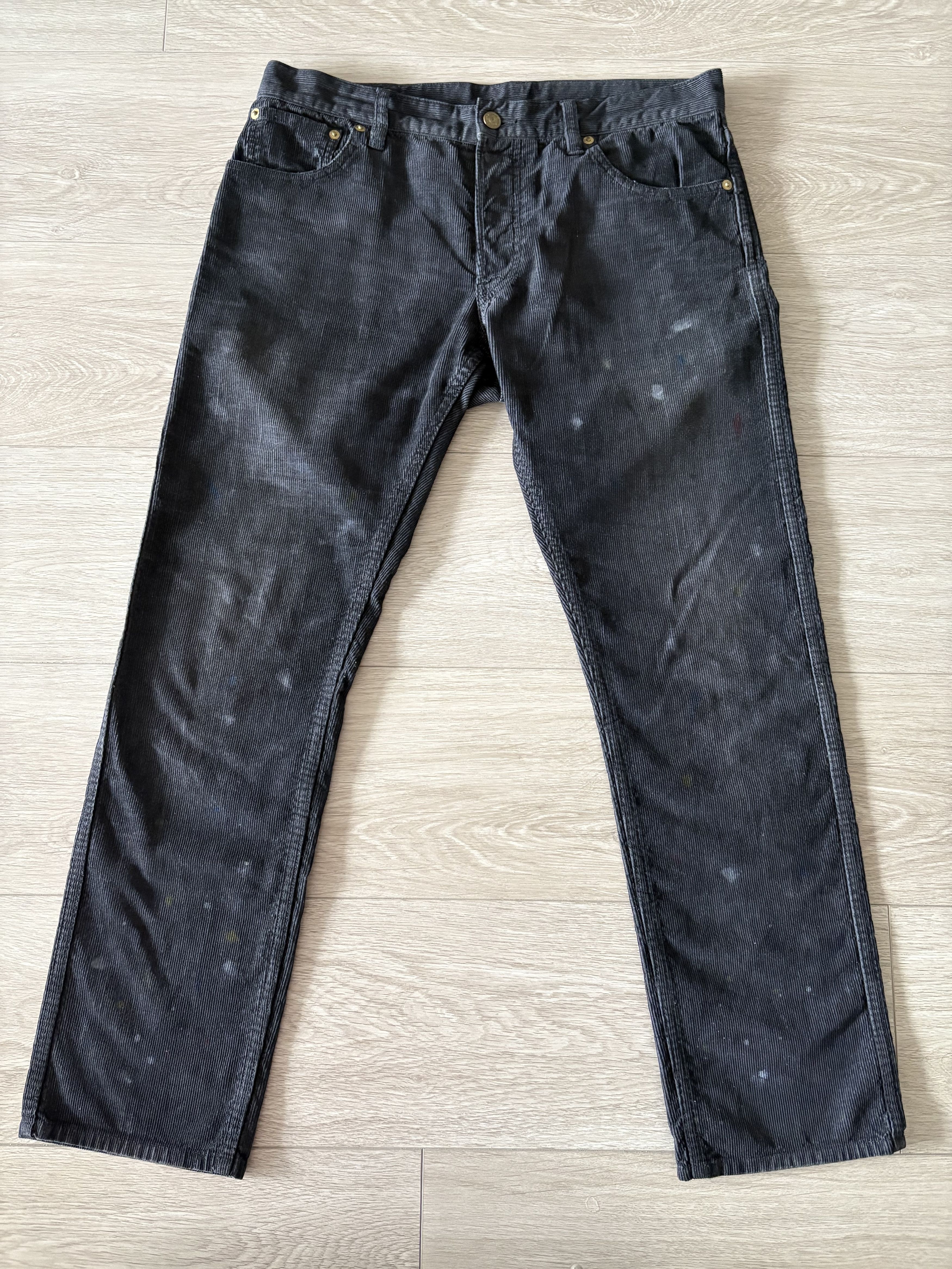 Visvim Visvim 17 FLUXUS 10 SLUB (INDIGO DMGD CORDS) Size US 32 / EU 48 - 1 Thumbnail