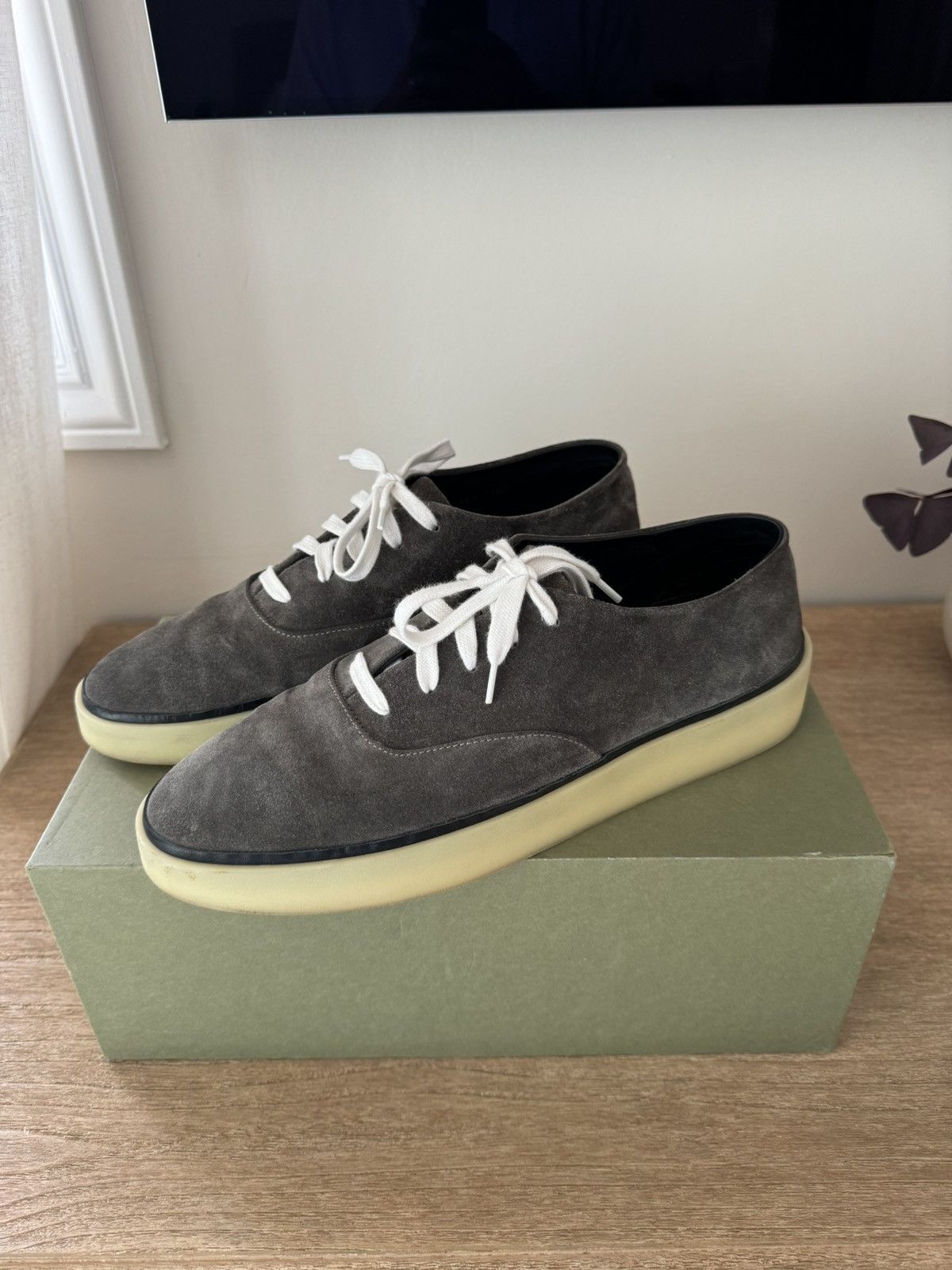 image of Ermenegildo Zegna x Fear Of God Zegna Sneaker in Grey, Men's (Size 11)