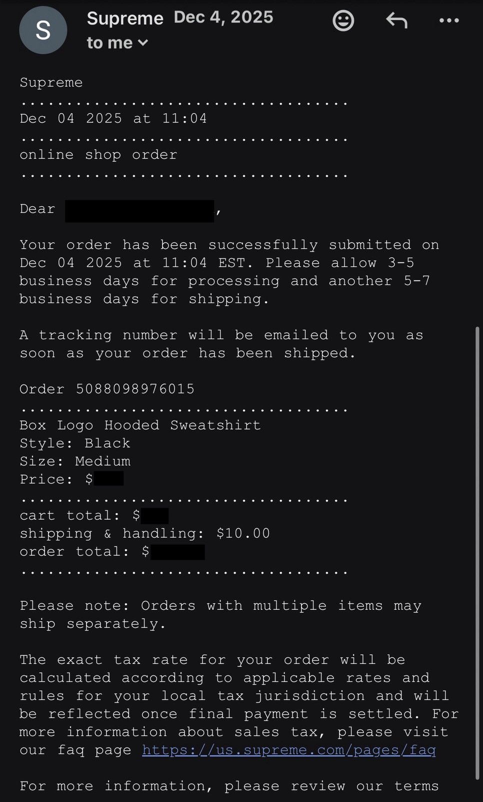 Supreme Supreme FW25 Black Box Logo Hoodie Sweatshirt Size US M / EU 48-50 / 2 - 11 Thumbnail