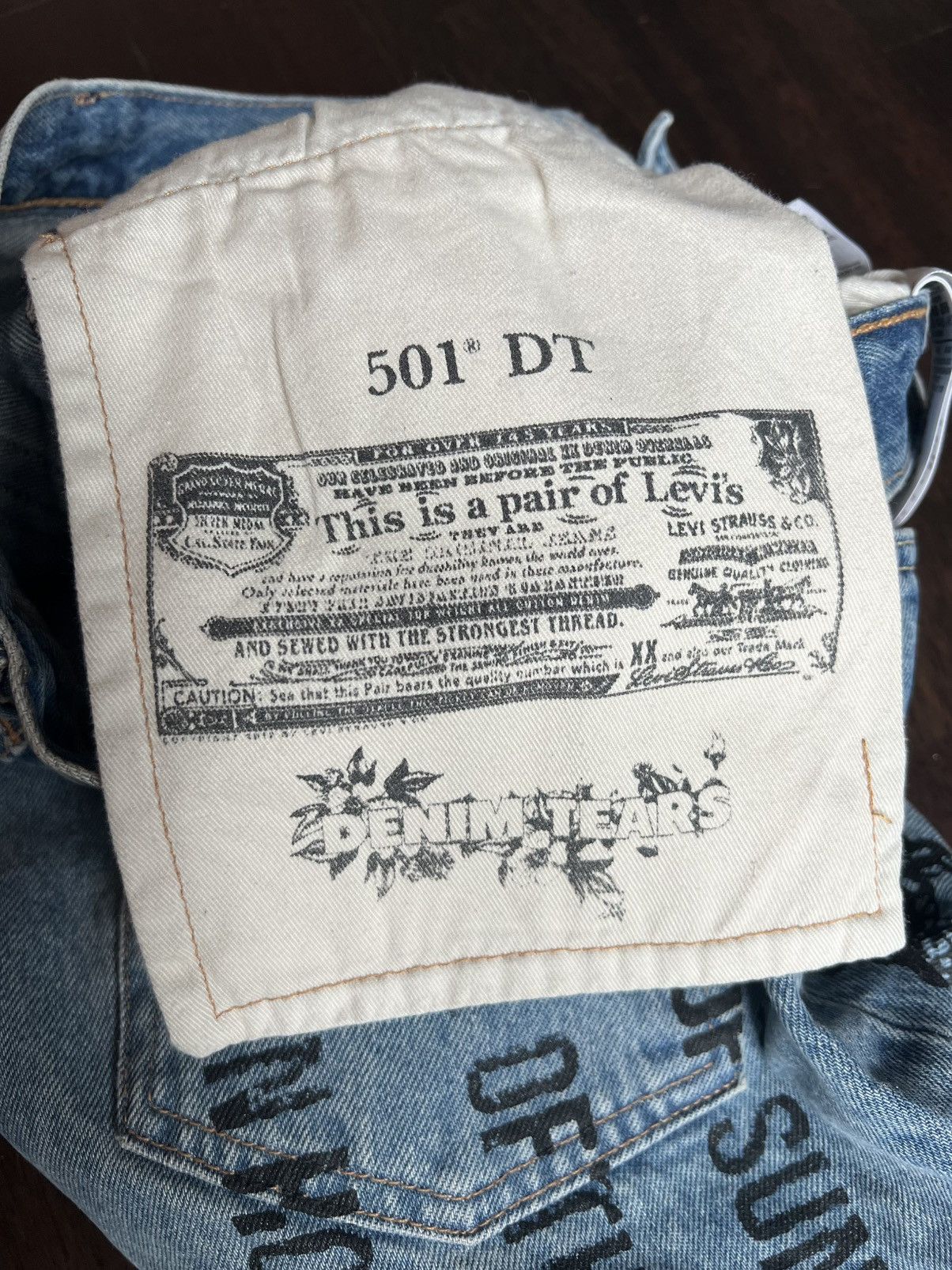 DENIM TEARS × Virgil Abloh DENIM TEARS x Virgil abloh Levi’s Sunroof Of The Horse Size US 30 / EU 46 - 8 Thumbnail
