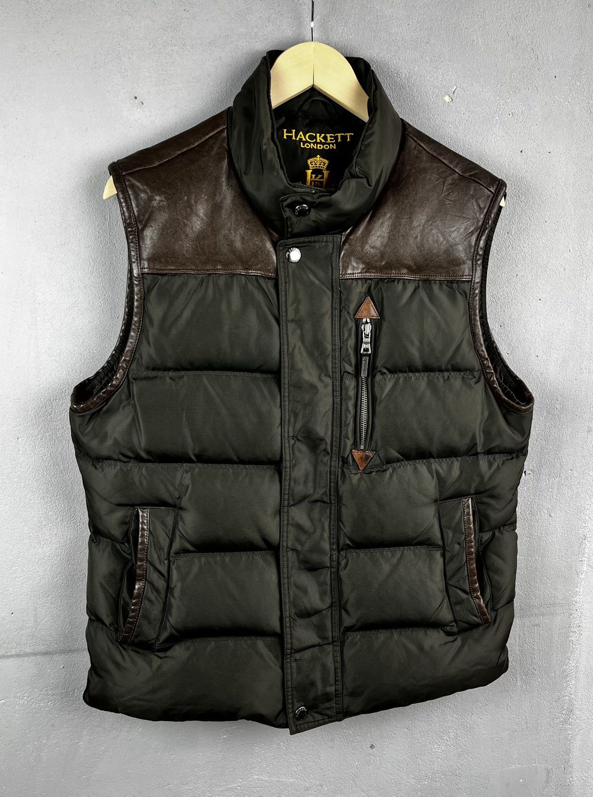 Hackett Hackett london leather vest jacket Size US M / EU 48-50 / 2 - 3 Thumbnail